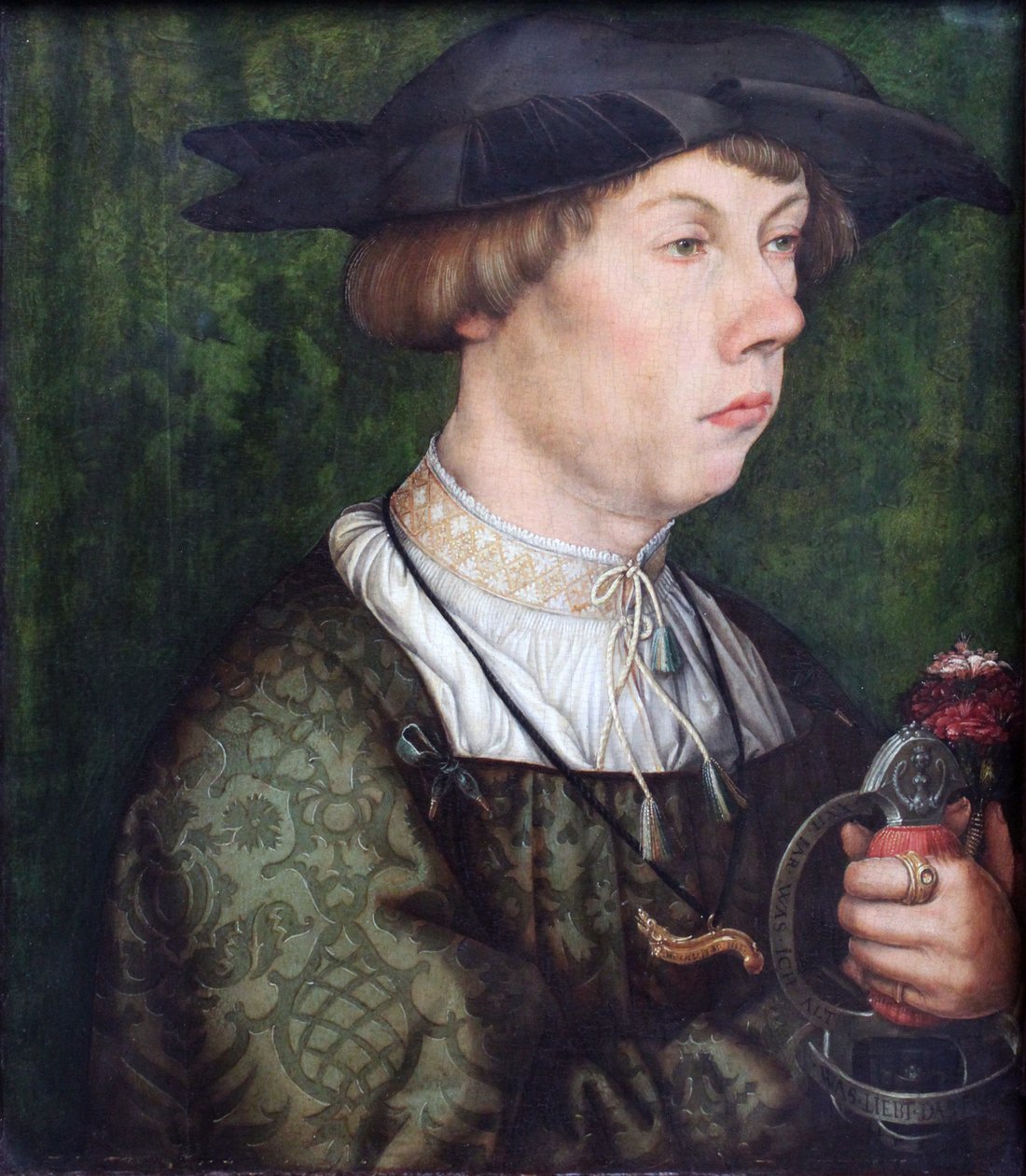 Retrato de um membro da família Weiss de Augsburg de Hans Holbein the Elder