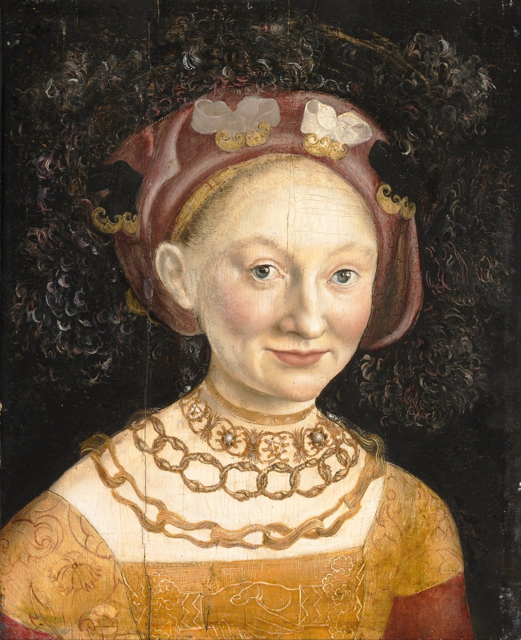 Retrato da princesa Emilia da Saxônia de Hans Krell