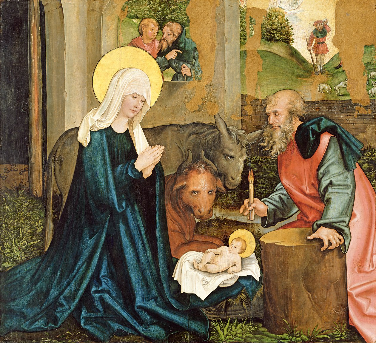 O nascimento de Cristo de Hans Leonard Schaufelein