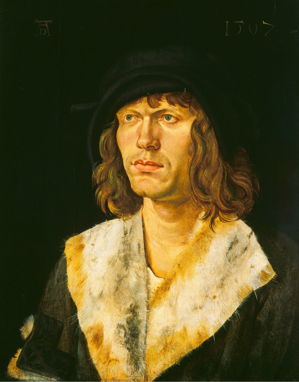 Retrato de um homem de Hans Leonhard  Schäufelein