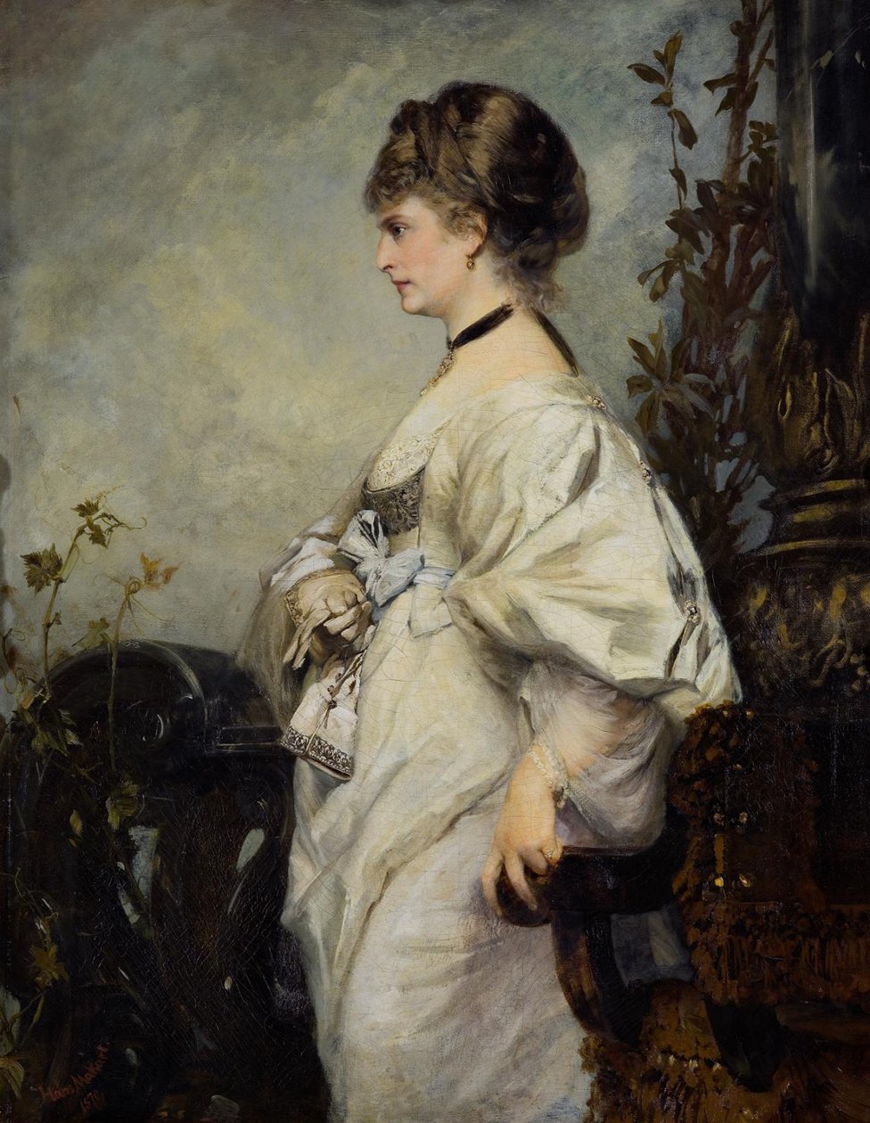 Magdalena PlachnEnglish: Retrato Magdalena Plachn de Hans Makart