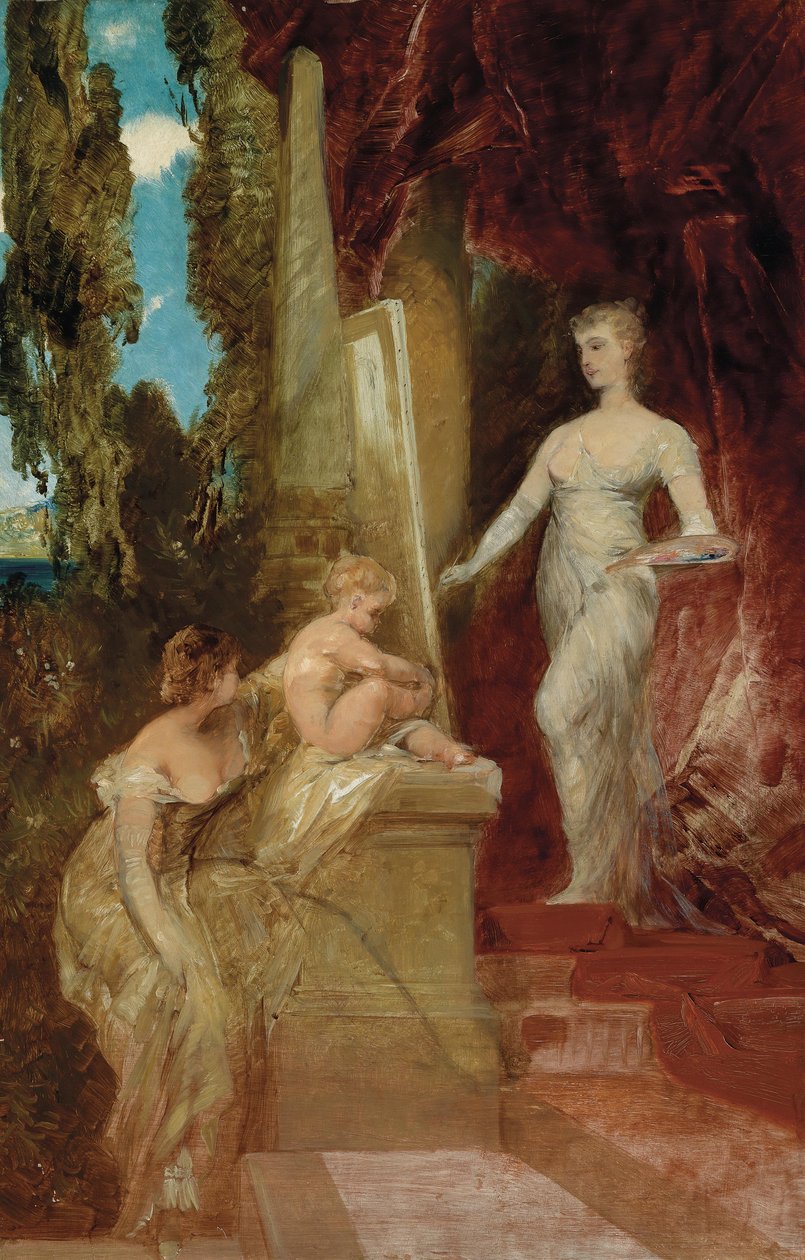 Alegoria da pintura de Hans Makart
