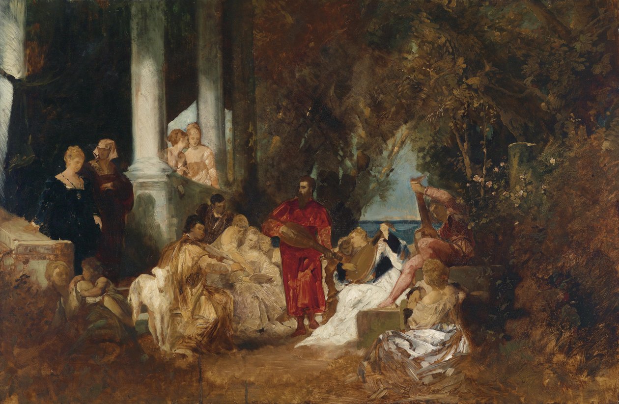 Entretenimento musical de Hans Makart