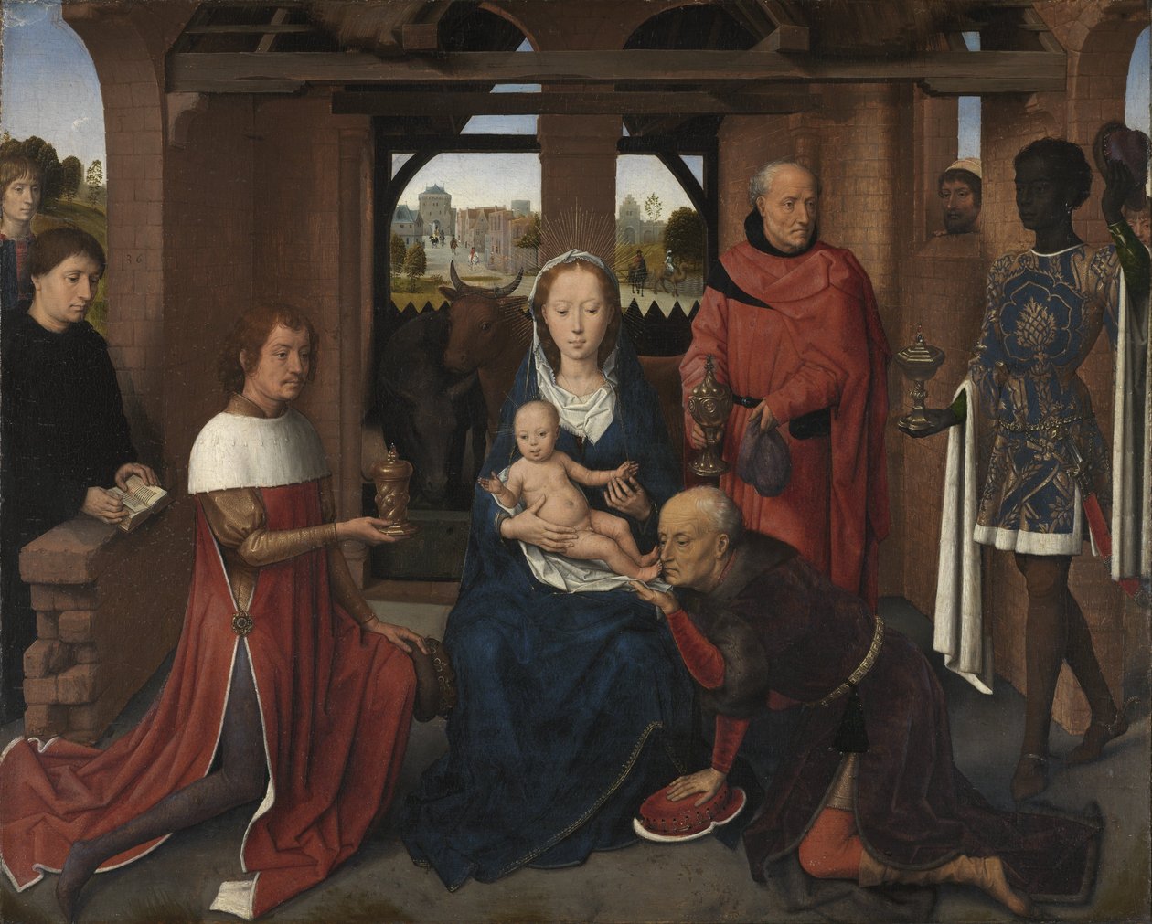 Painel central do tríptico de Jan Floreins de Hans Memling