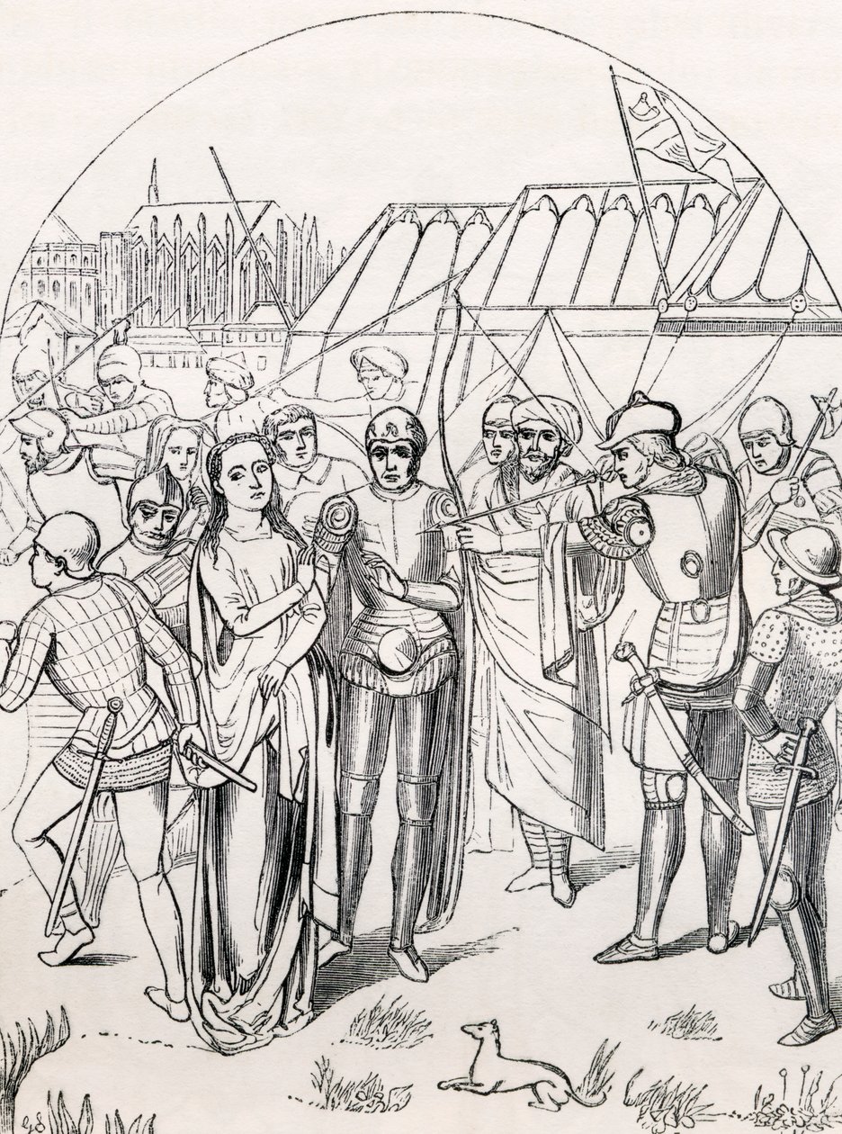 Martírio de Santa Úrsula, 1855 de Hans Memling