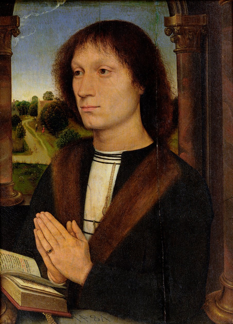 Retrato de Benedetto Portinari (1466-1551) 1487 de Hans Memling