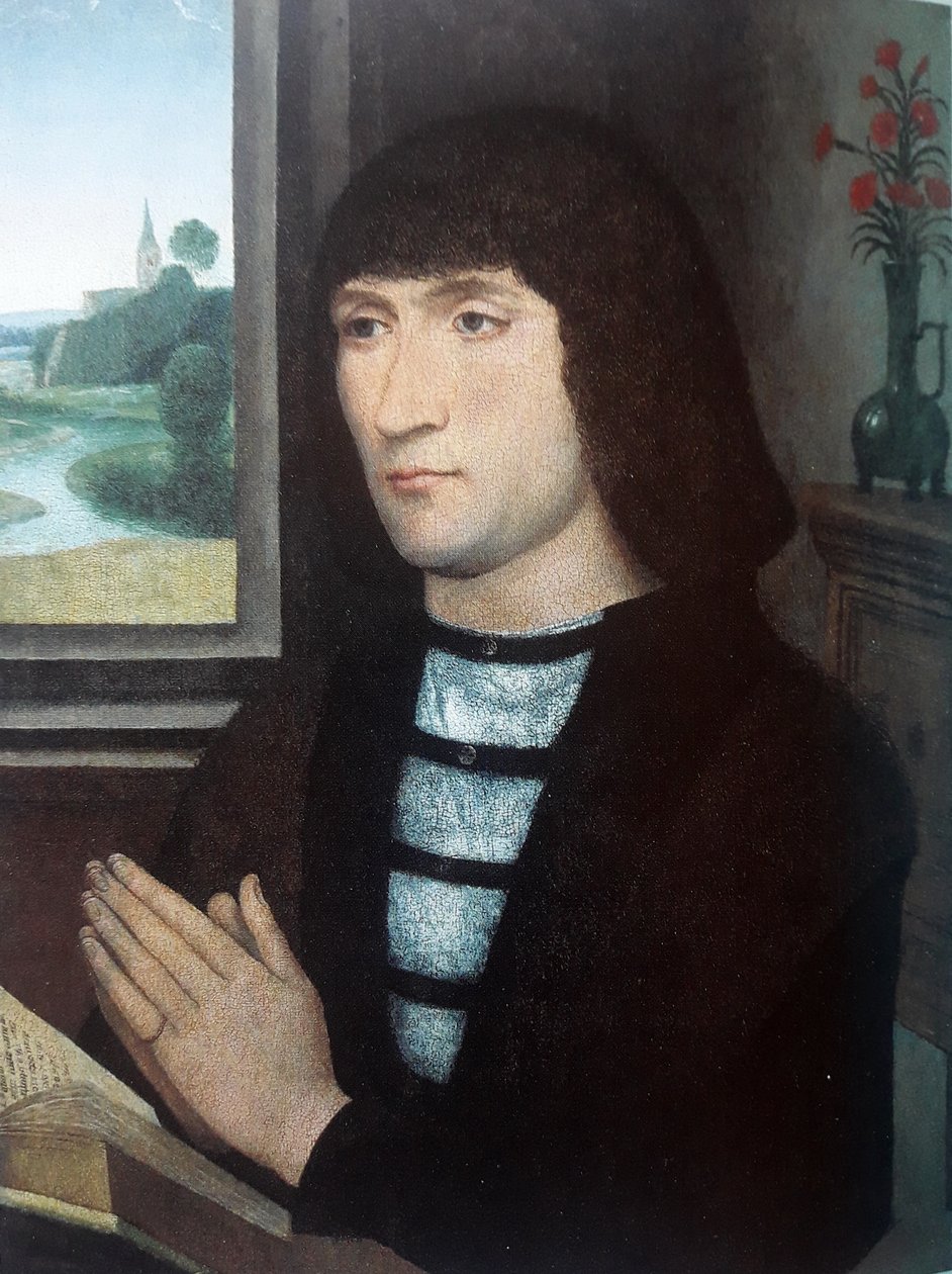 Retrato de um homem de Hans Memling