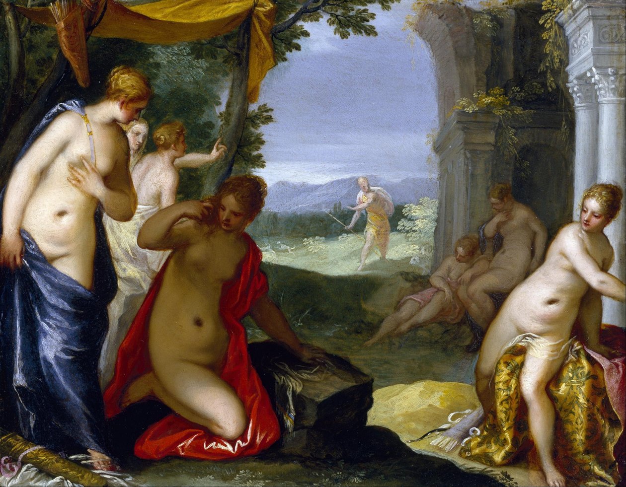 Diana e Actaeon de Hans Rottenhammer