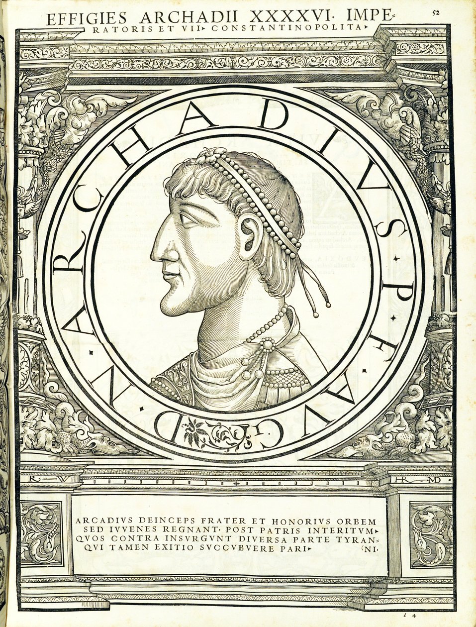 Lotes, a partir do general comandante das Roman Leste e Oeste mais verdadeiras imagens de moedas antigas, gravura por Rudolph Wyssenbach, impressa por Andreas Gessner, Zurique, 15 de Hans Rudolf Manuel Deutsch