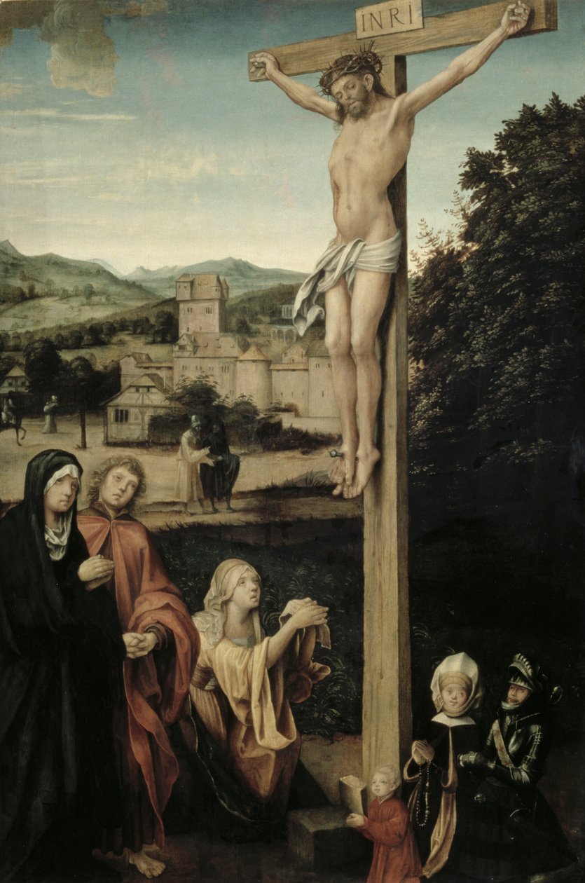 A Crucificação (painel) de Hans Suess Kulmbach