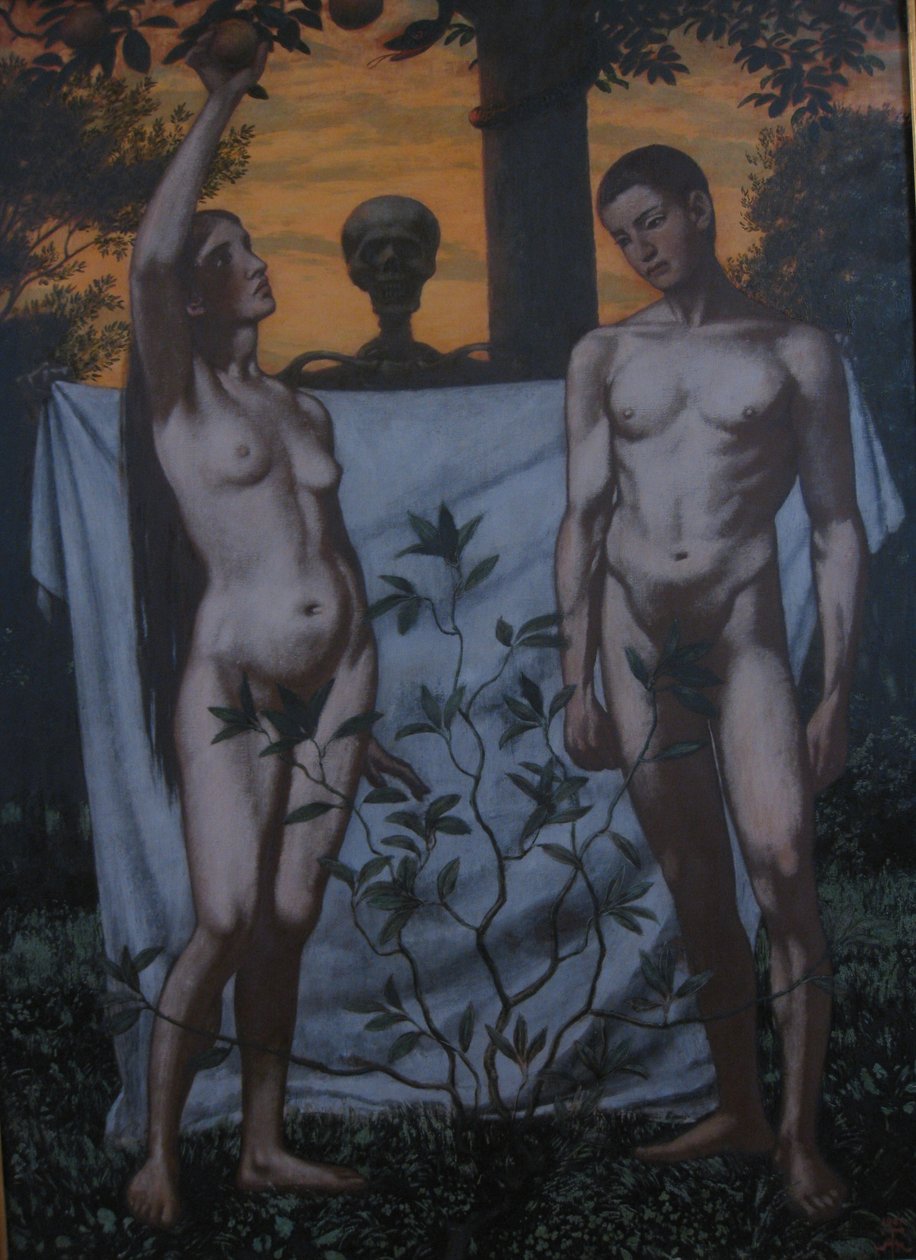 Adão e Eva de Hans Thoma