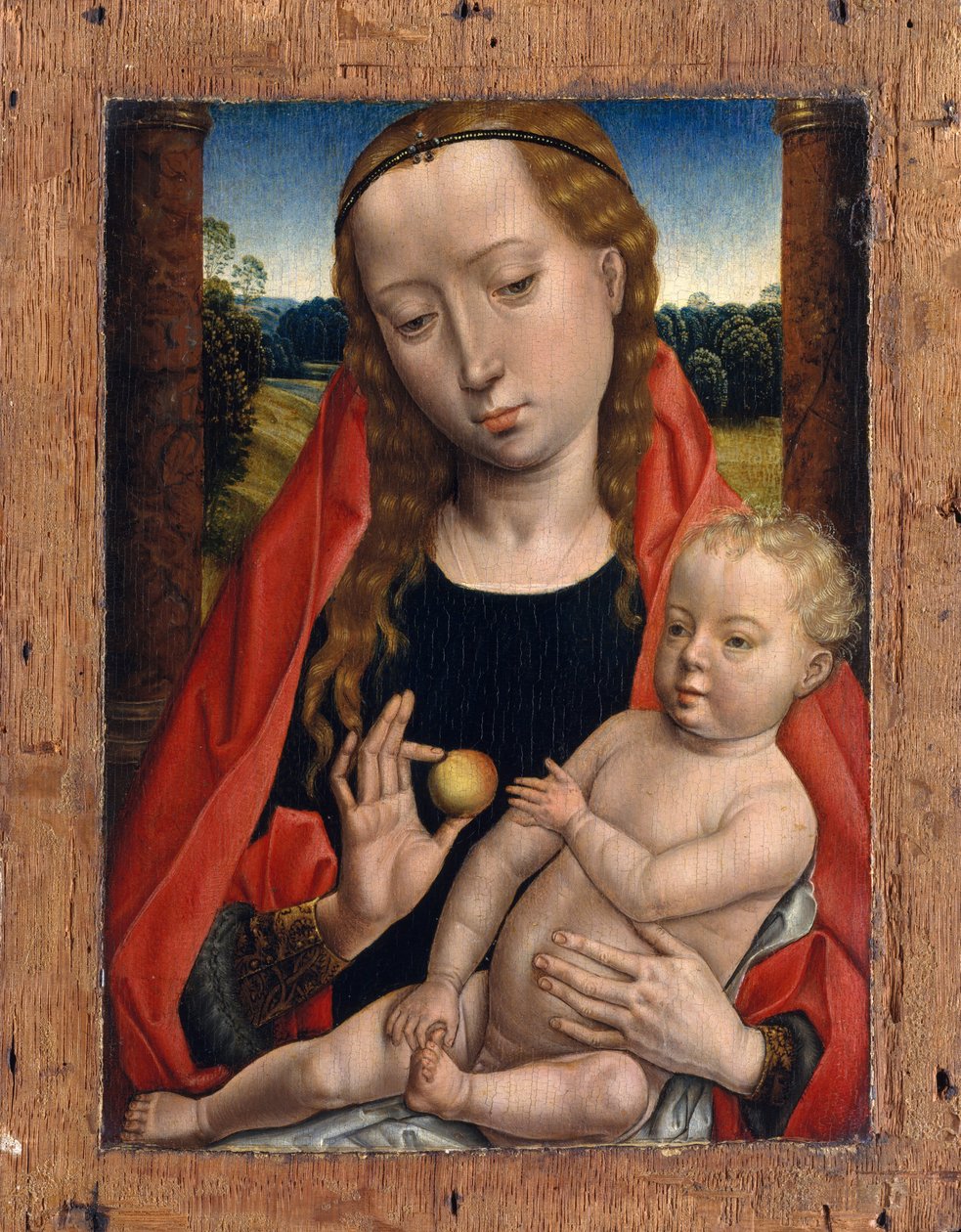 Virgem e o Menino de Hans after Memling