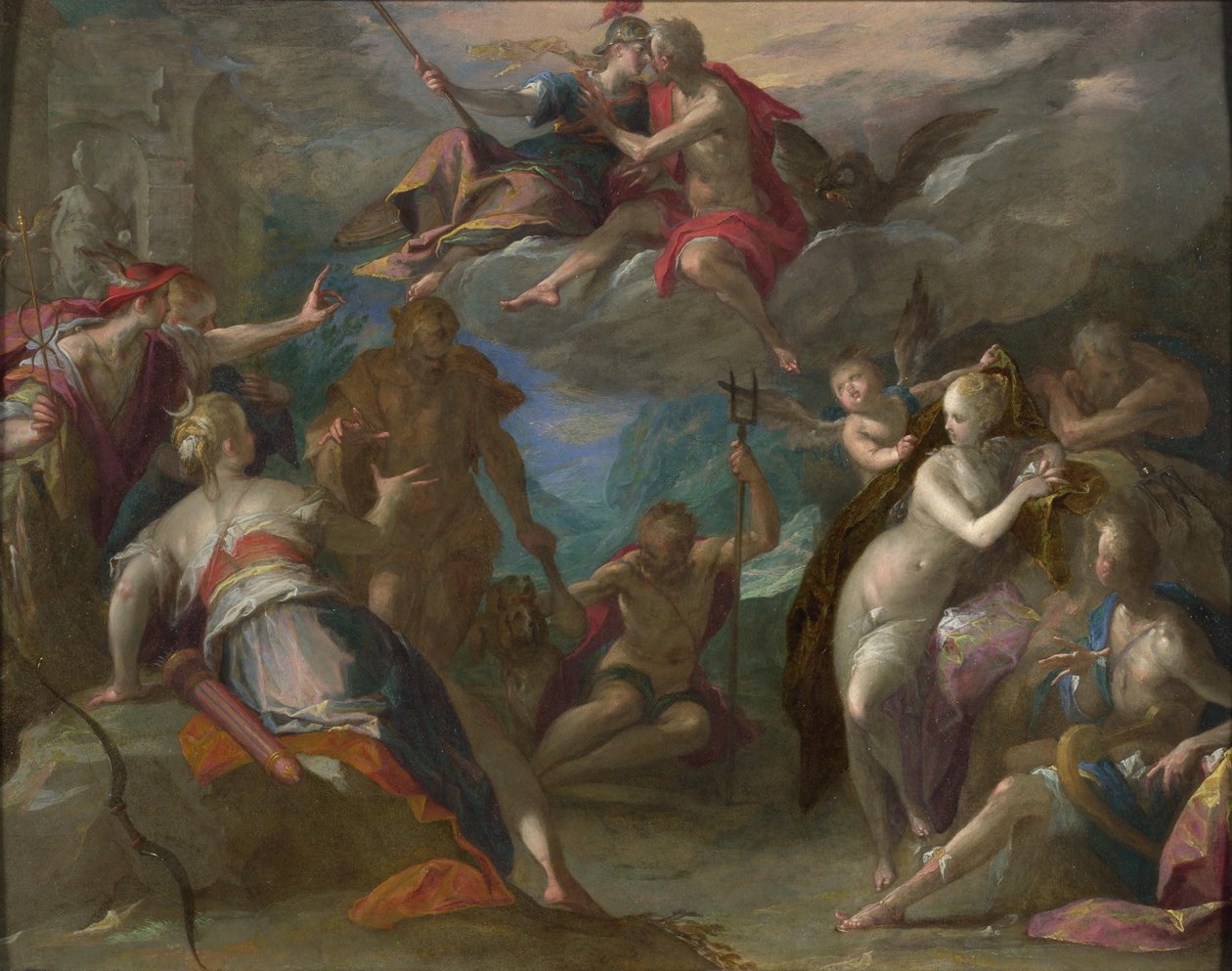 O espanto dos deuses de Hans von Aachen  