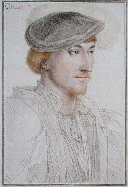 Lord Clinton (1512-85) 1º Conde de Llincoln, gravada por Francesco Bartolozzi (1727-1815) 1793 (gravura) de Hans (after) Holbein the Younger