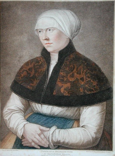 Retrato da Mulher de Holbein, gravada por Francesco Bartolozzi (1727-1815) 1796 (gravura) de Hans (after) Holbein the Younger