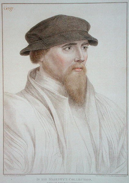 Retrato de John Gaye (d.1557) gravada por Francesco Bartolozzi (1727-1815) 1796 (gravura) de Hans (after) Holbein the Younger