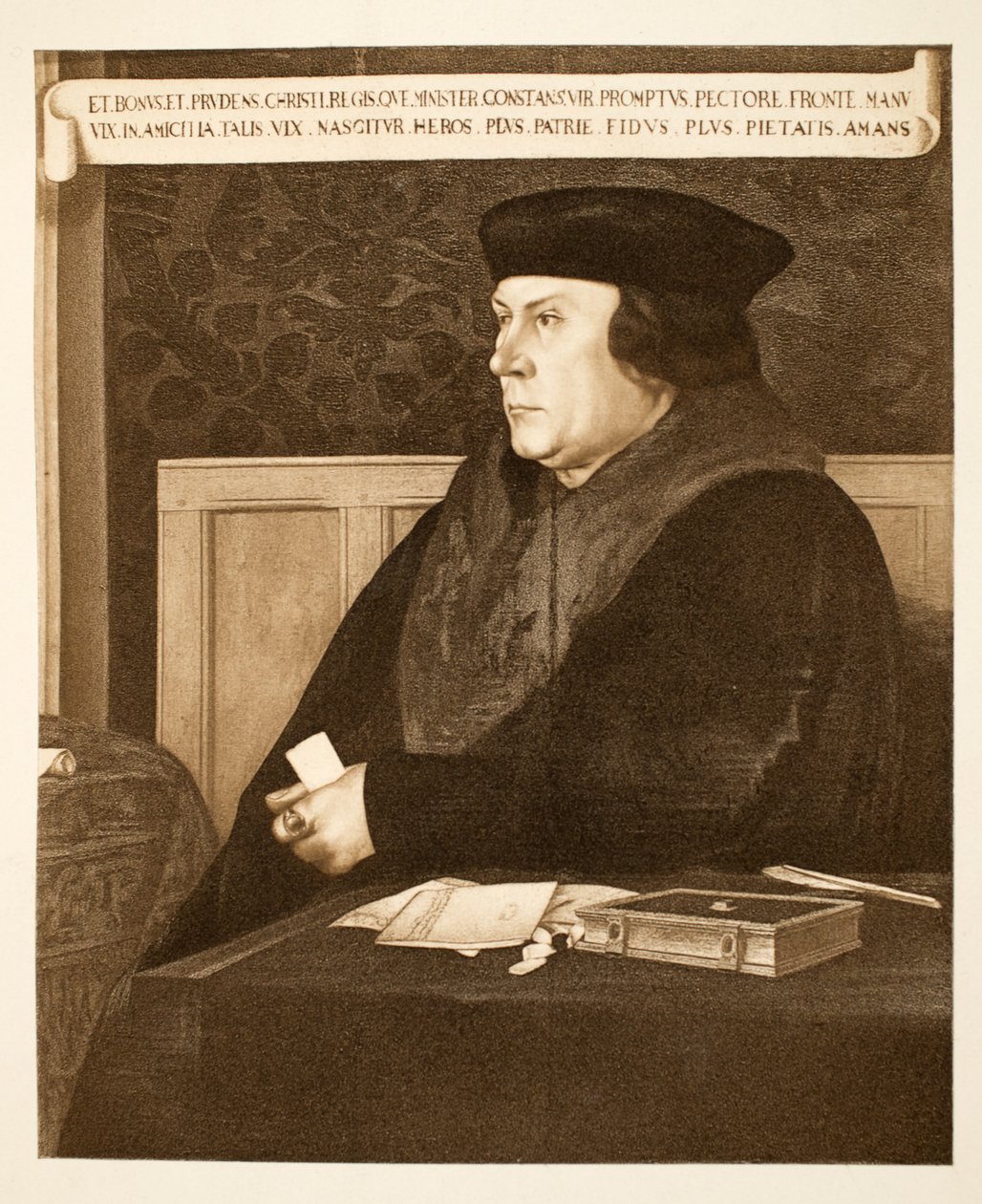 Thomas Cromwell, Conde de Essex, c.1537, pub. 1902 (colótipo) de Hans (after) Holbein the Younger