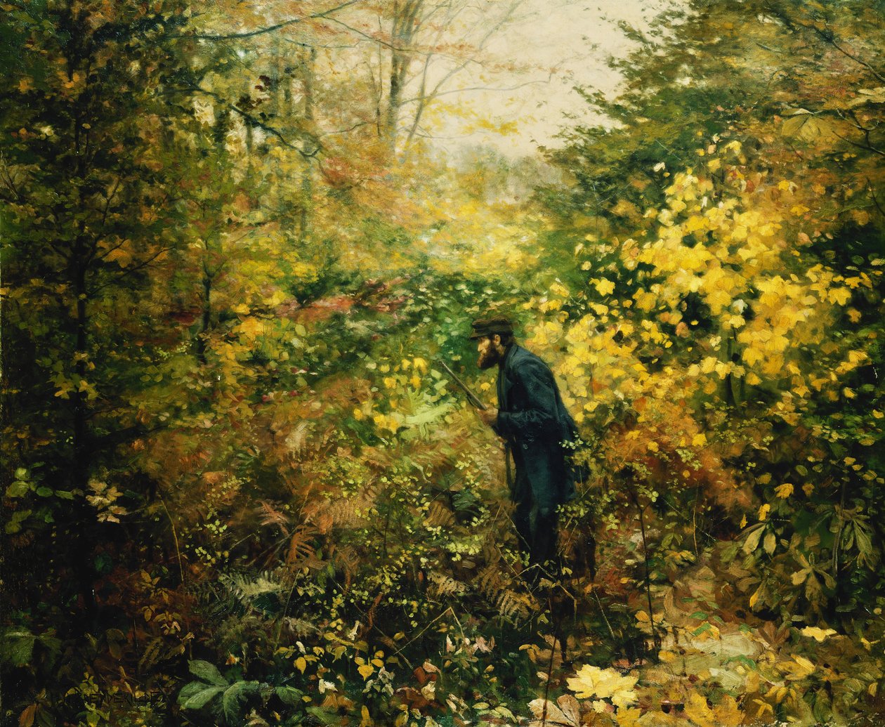 O Caçador, 1887 de Hans Andersen Brendekilde