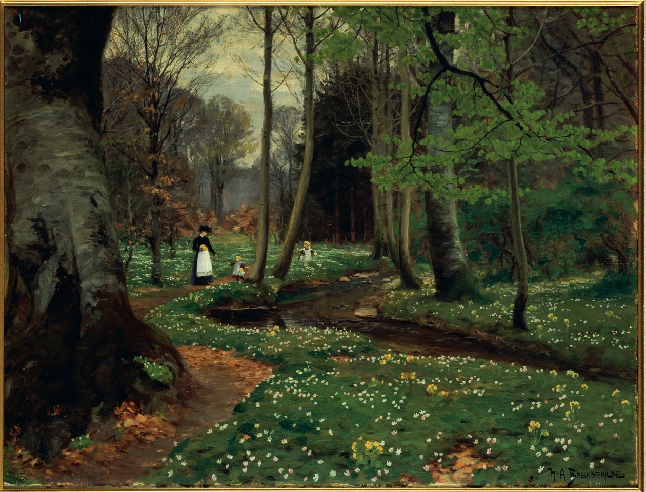 O caminho da floresta de Hans Andersen Brendekilde