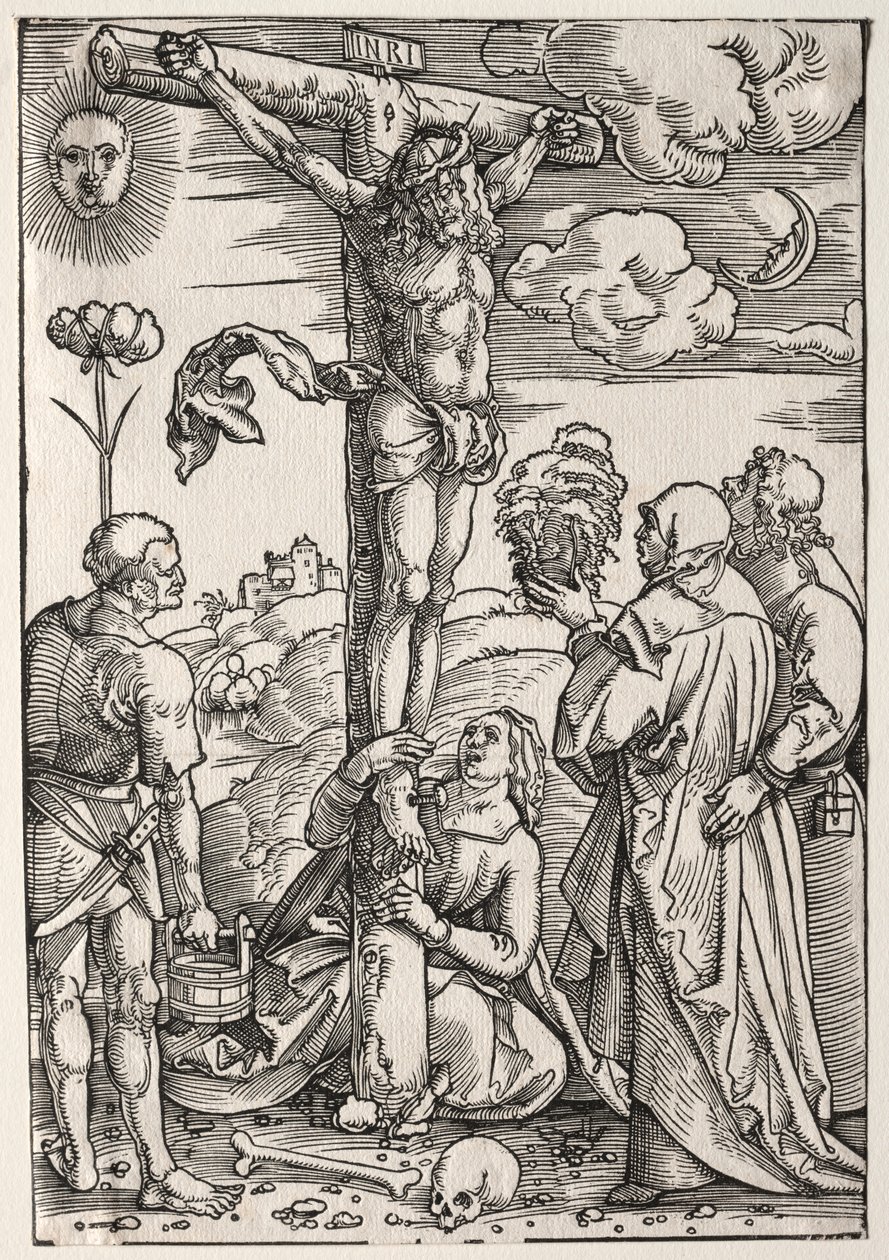 Cristo na Cruz com Maria, São João, Maria Madalena e Santo Estêvão de Hans Baldung