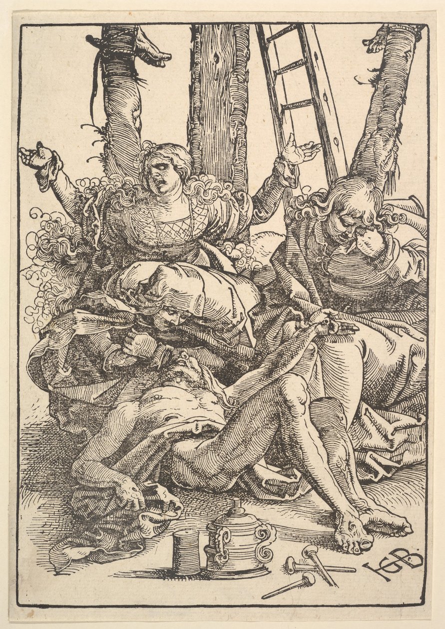 Lamentação por Cristo, 1510. de Hans Baldung