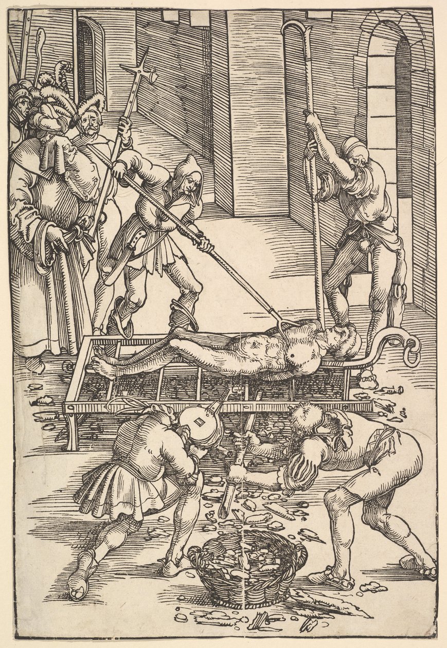 Martírio de São Lourenço, ca. 1505 de Hans Baldung