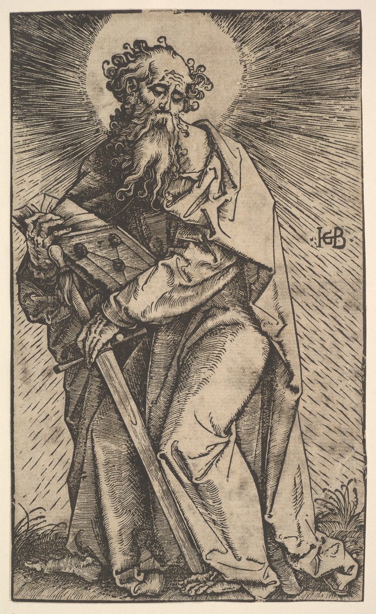 São Paulo de Cristo e os Apóstolos, 1519. de Hans Baldung