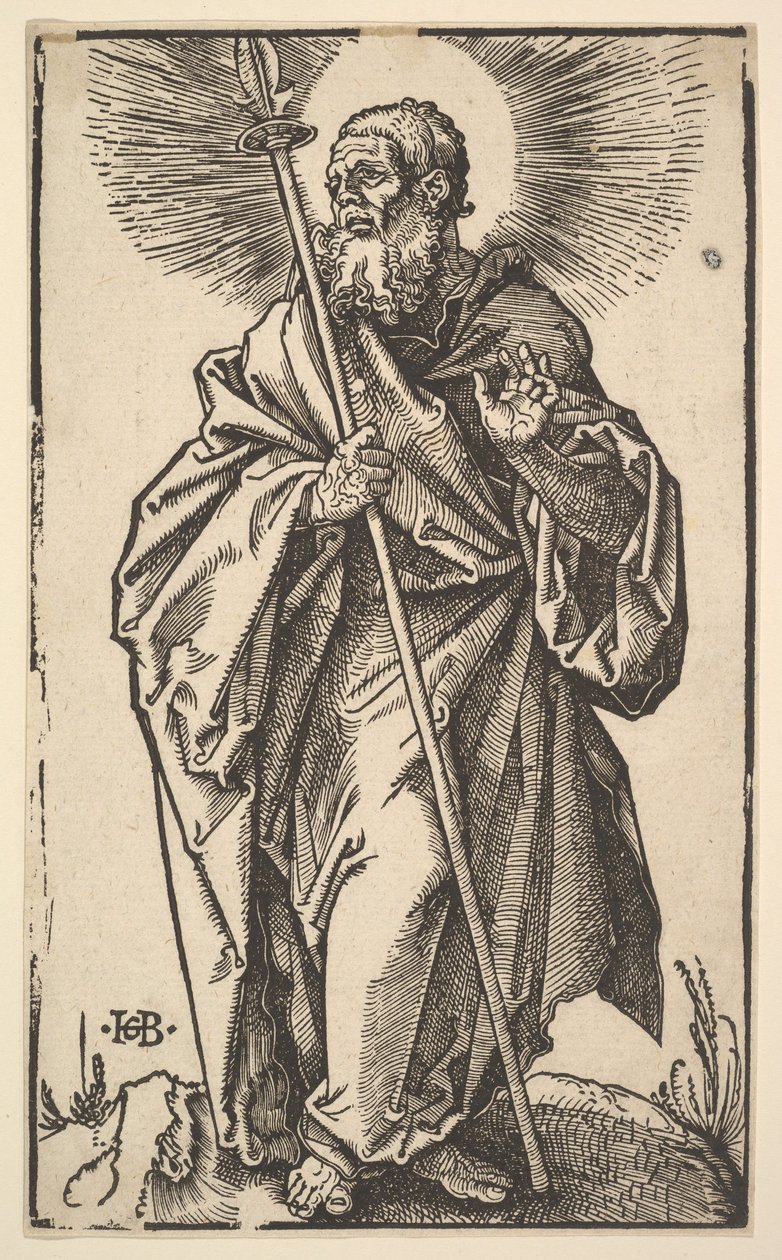Santo Tomás de Cristo e os Apóstolos, 1519. de Hans Baldung