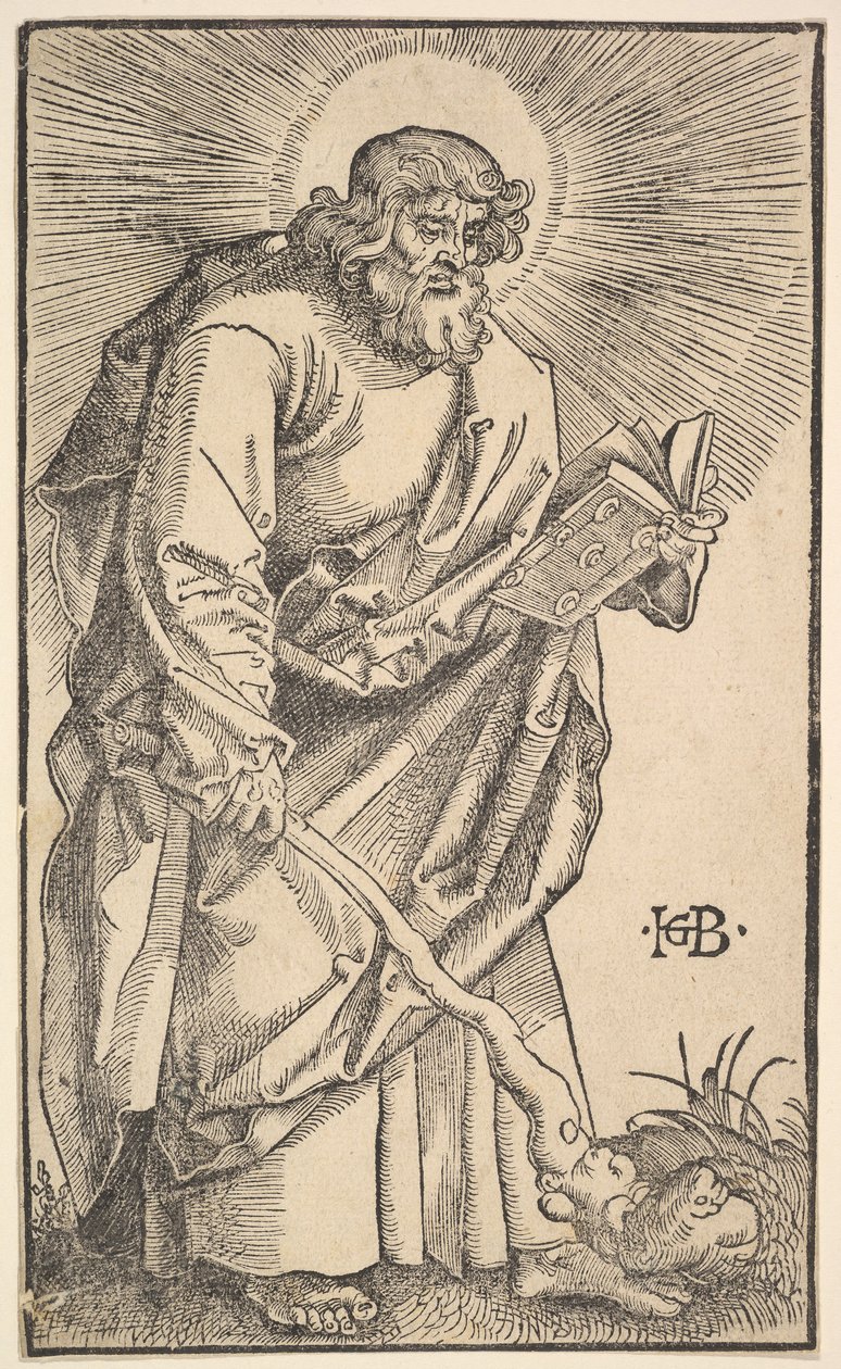 São Judas Tadeu de Cristo e os Apóstolos, 1519. de Hans Baldung