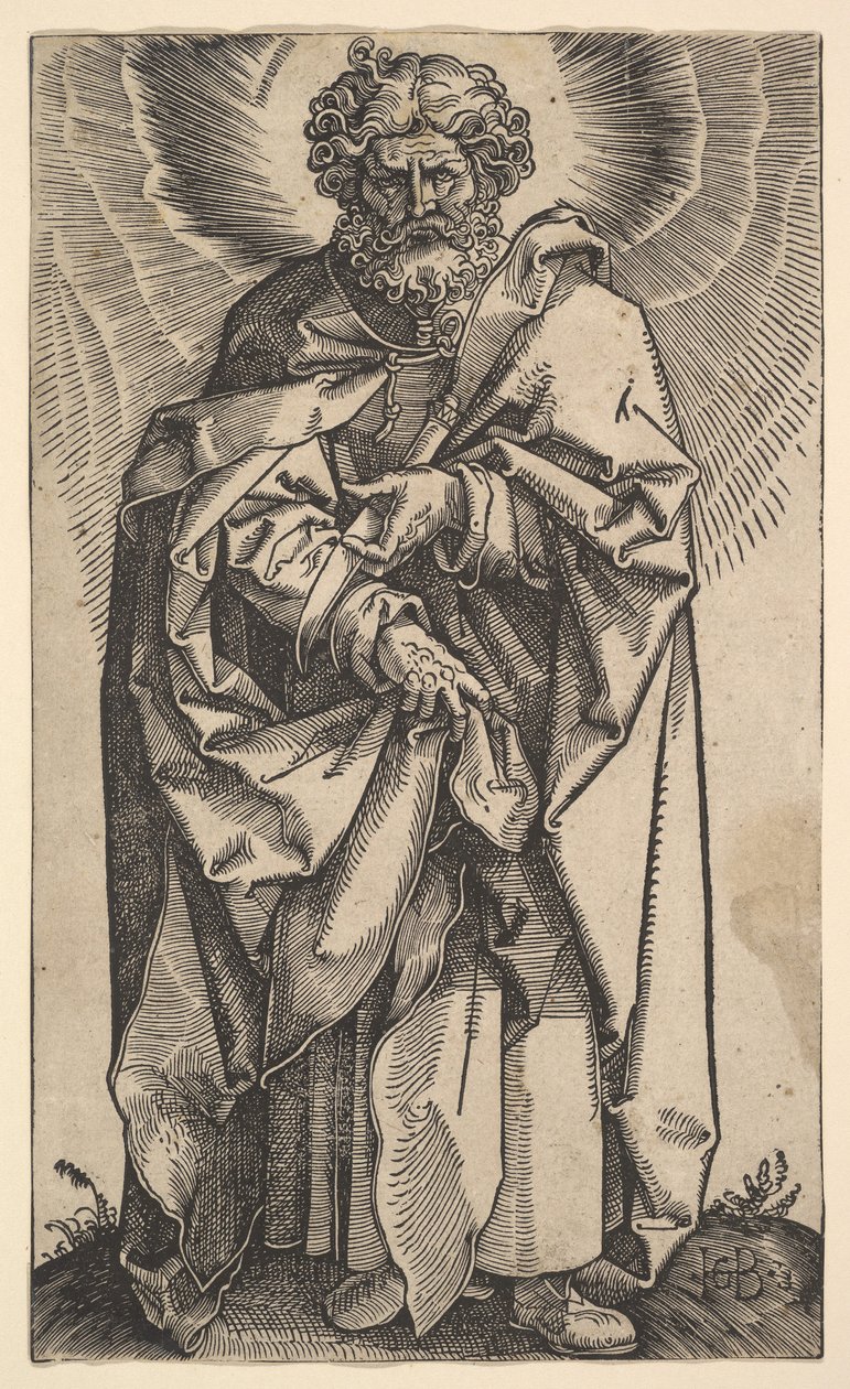 São Filipe de Cristo e os Apóstolos, 1519. de Hans Baldung