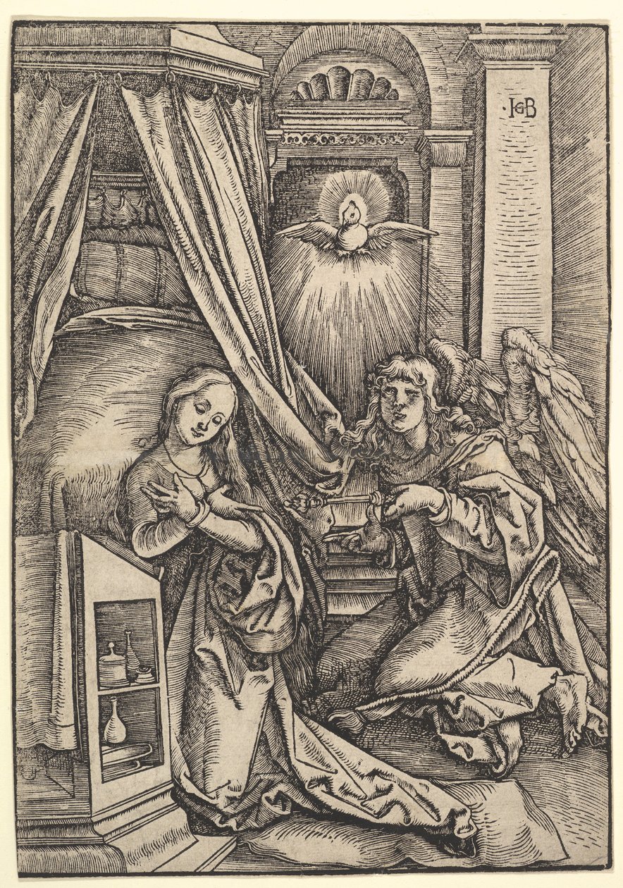 A Anunciação, 1514. de Hans Baldung