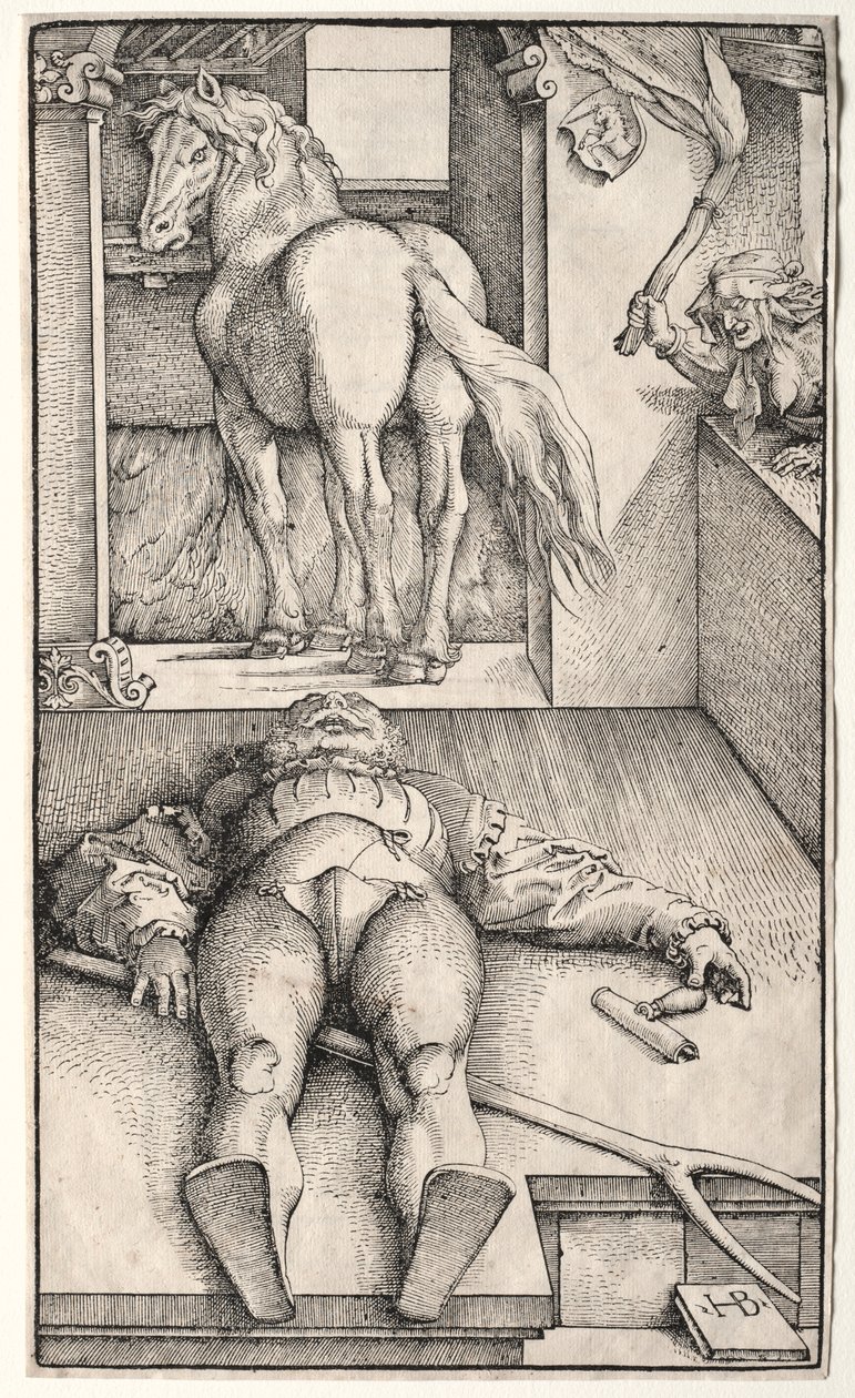 O noivo enfeitiçado de Hans Baldung