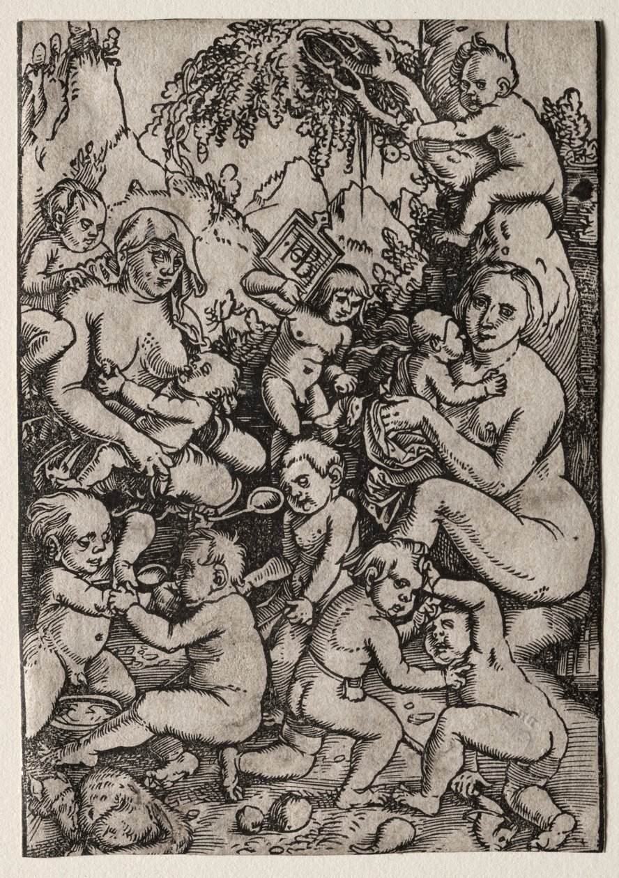 As duas mães. de Hans Baldung