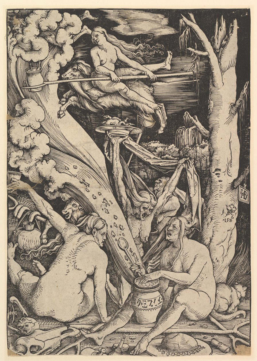 As Bruxas, 1510. de Hans Baldung