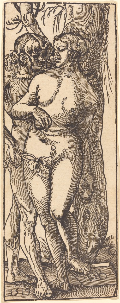 Adão e Eva de Hans Baldung Grien