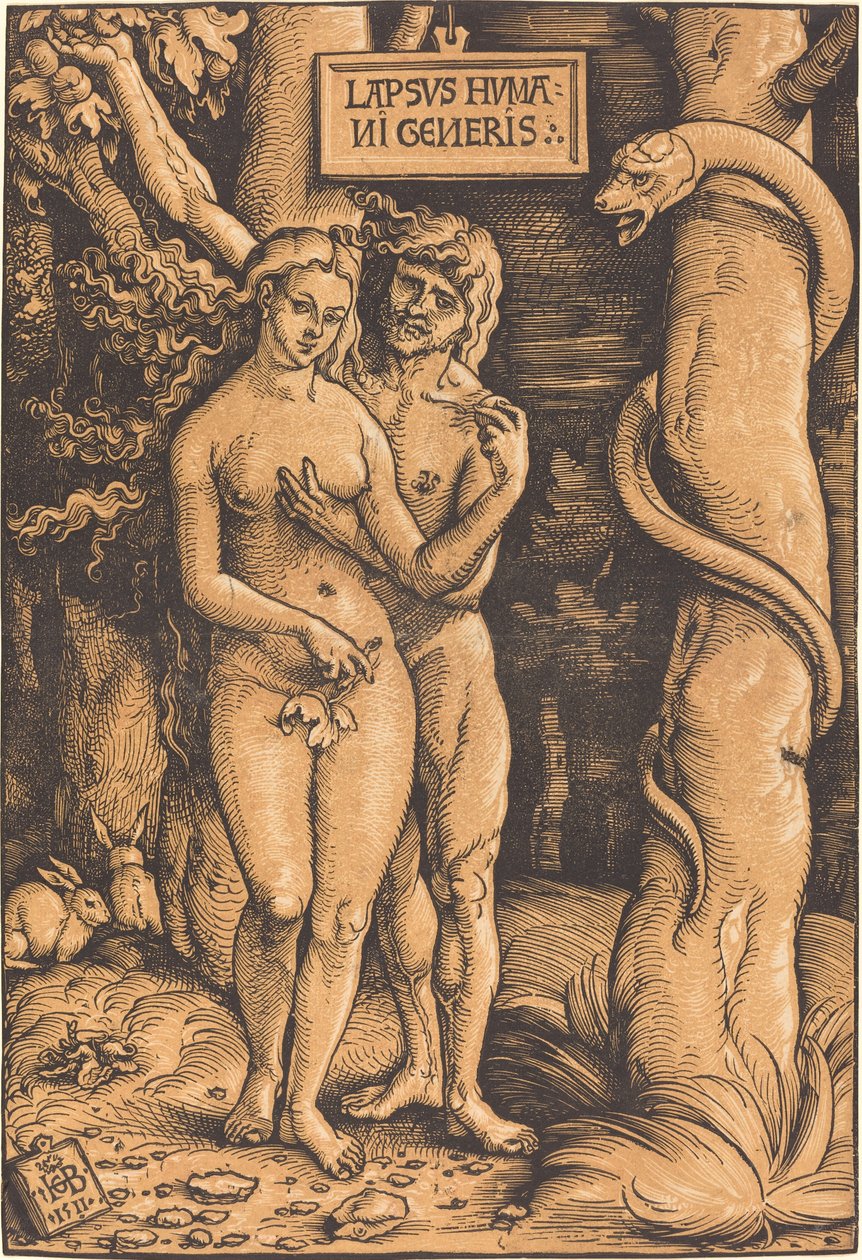 Adão e Eva de Hans Baldung Grien