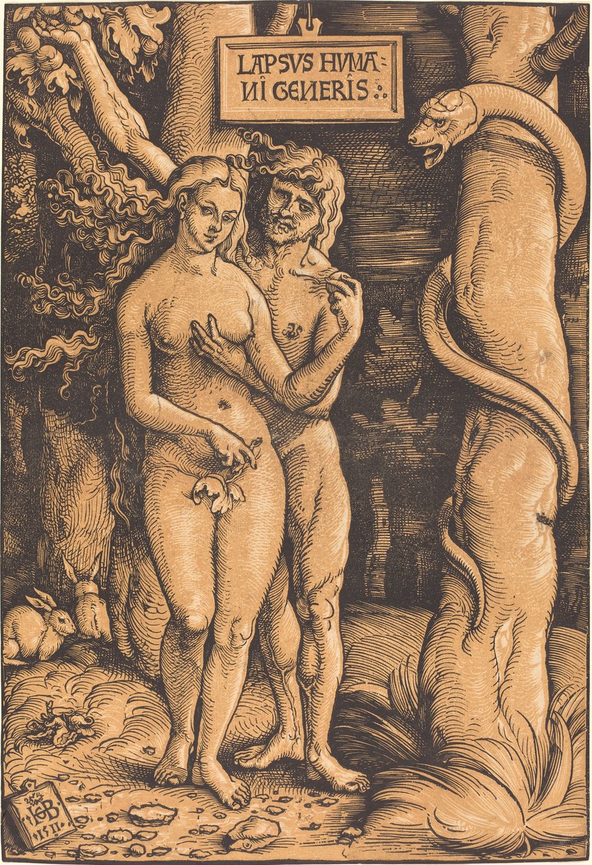 Adão e Eva de Hans Baldung Grien