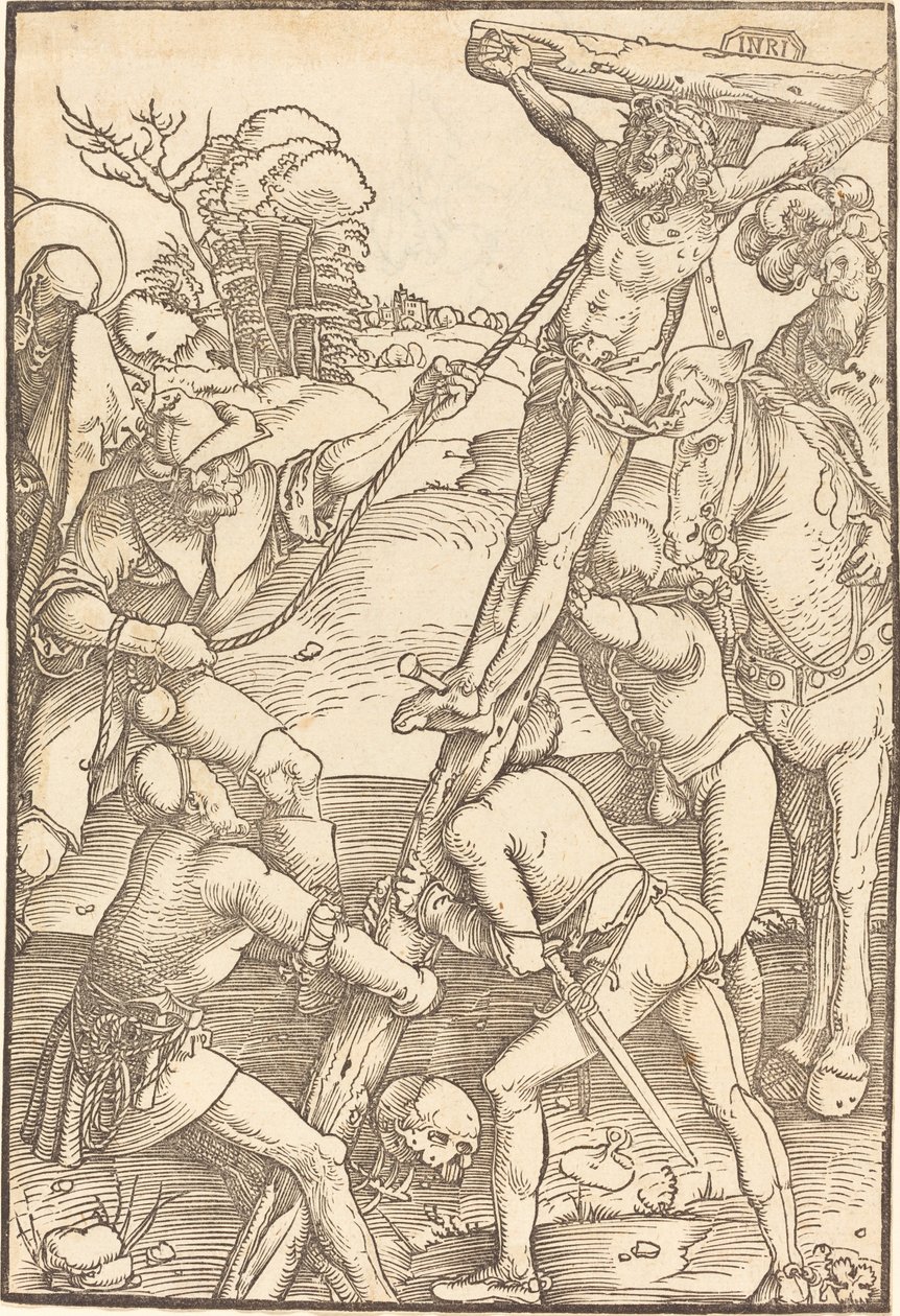 Cristo ressuscitado na cruz de Hans Baldung Grien