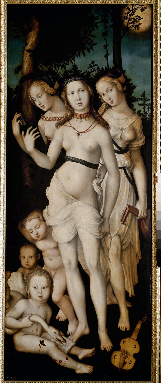 Harmony ou As três Graças (óleo sobre tela de Hans Baldung Grien