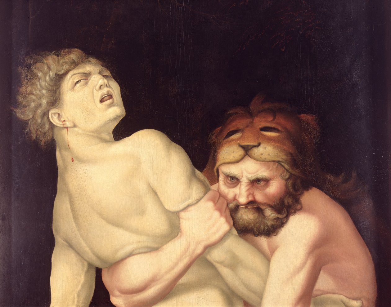 Hércules e Anteu, 1531 (detalhe de 247512) de Hans Baldung Grien