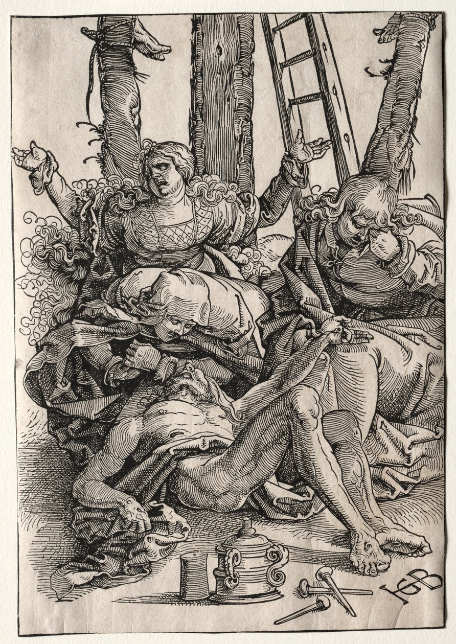Lamentação, c. 1515-17. de Hans Baldung Grien