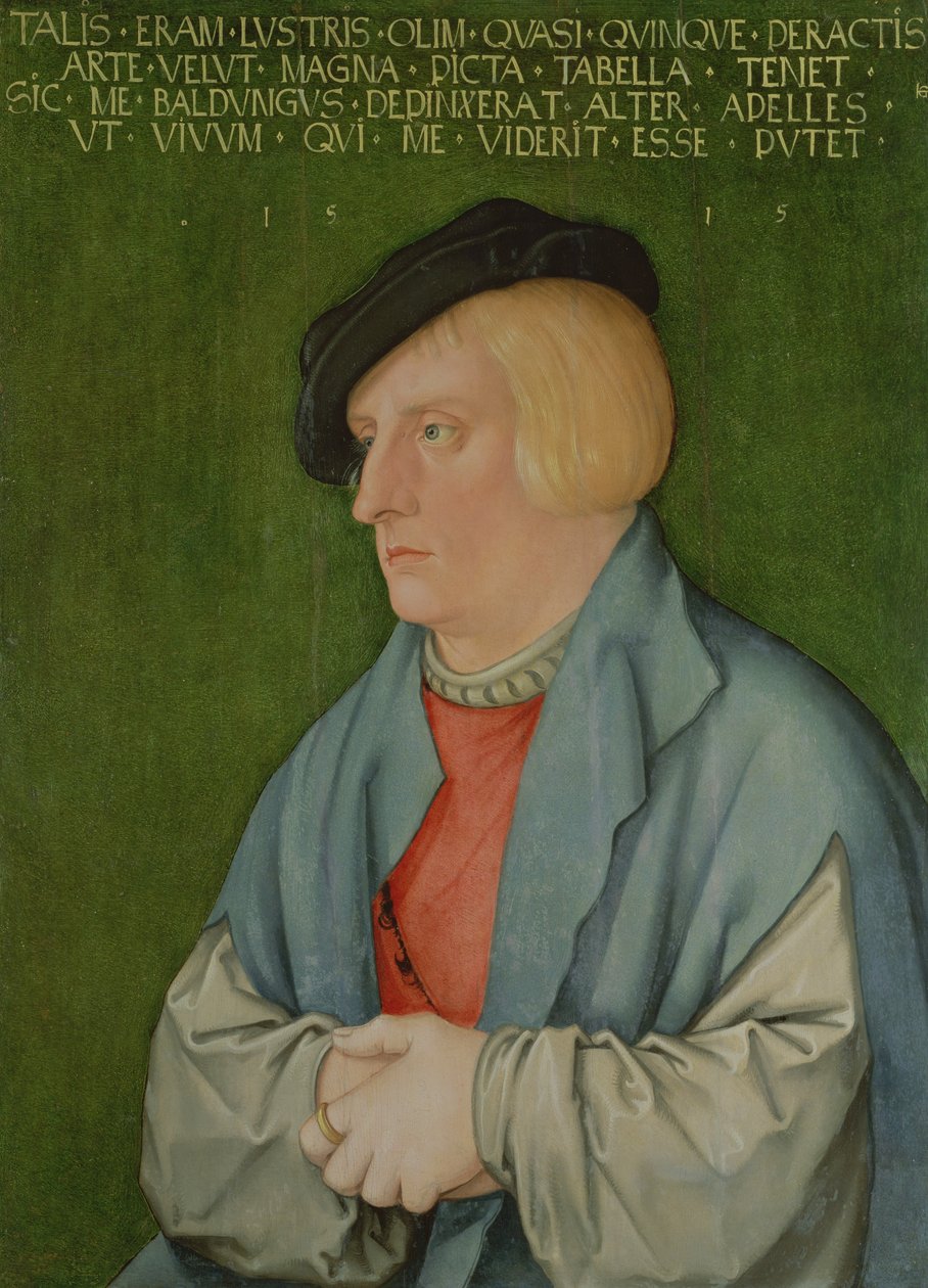 Retrato de um jovem, 1515 de Hans Baldung Grien