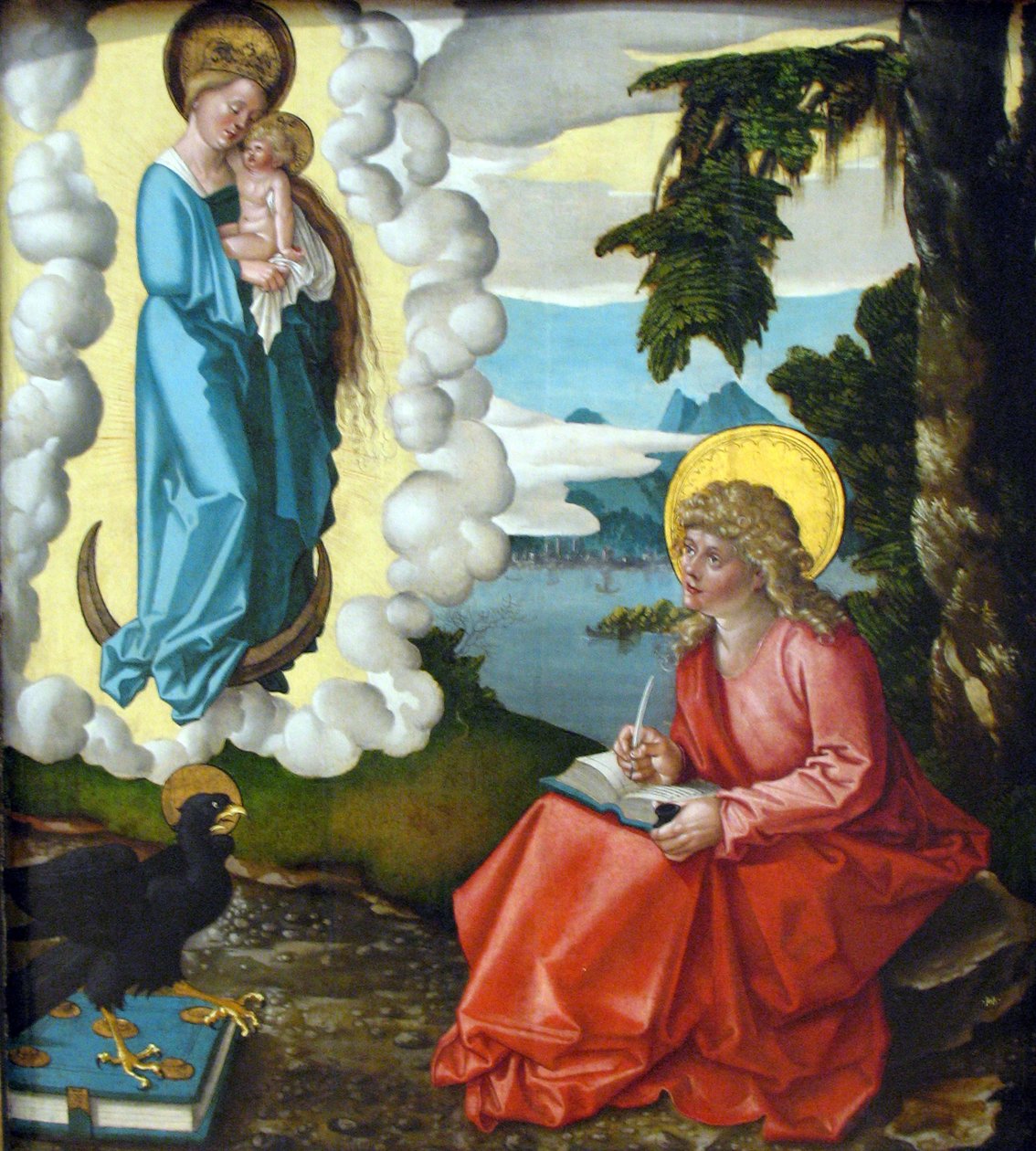 São João Evangelista em Patmos de Hans Baldung Grien