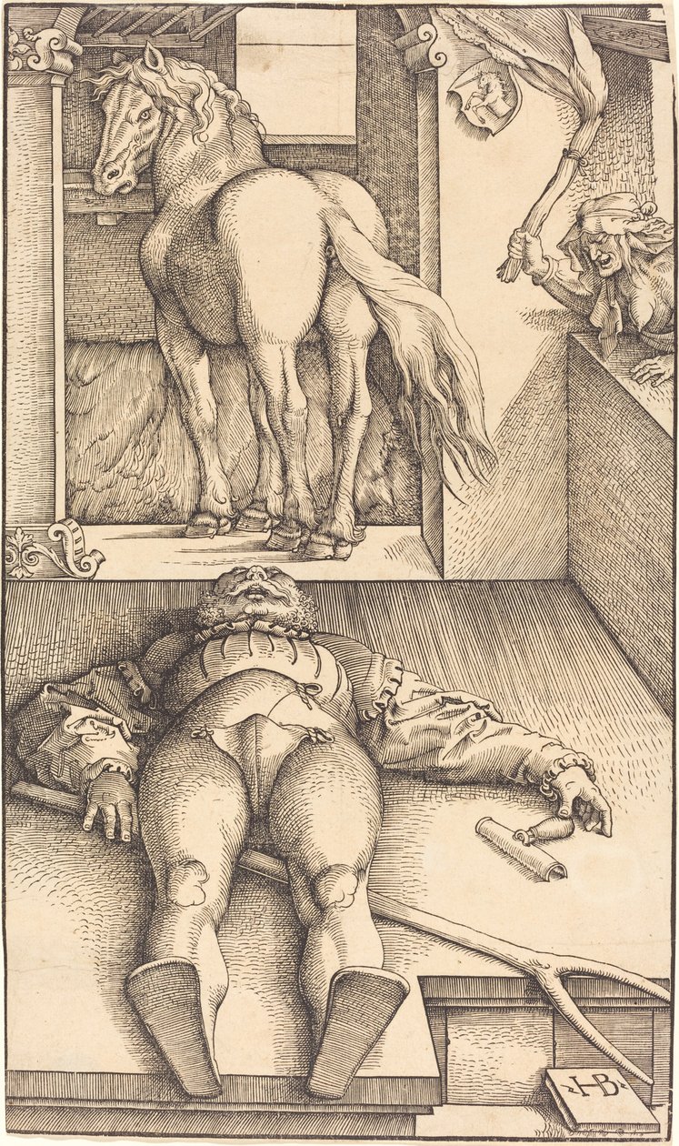 O noivo enfeitiçado de Hans Baldung Grien
