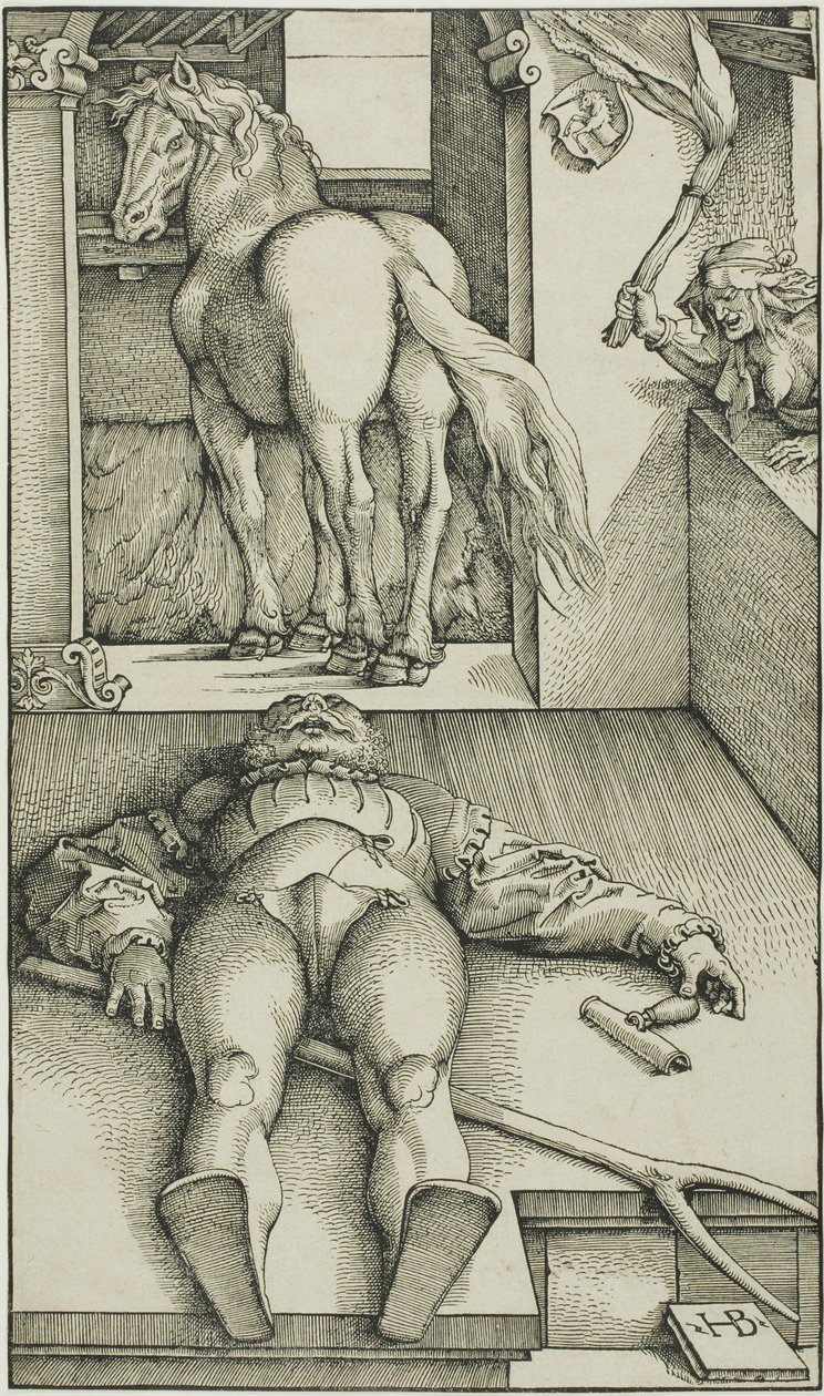 O noivo enfeitiçado de Hans Baldung Grien