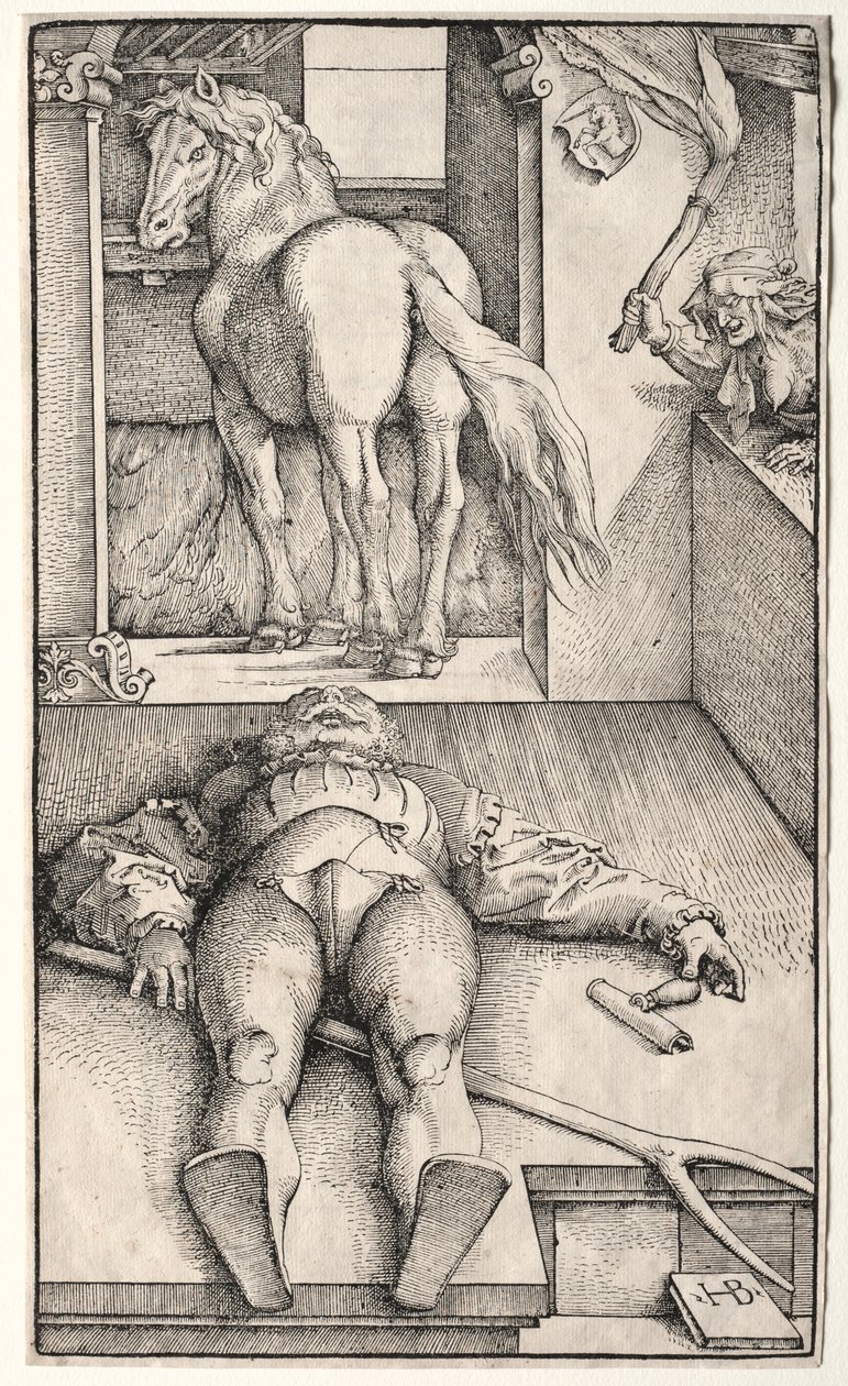 O Noivo Enfeitiçado, 1544. de Hans Baldung Grien