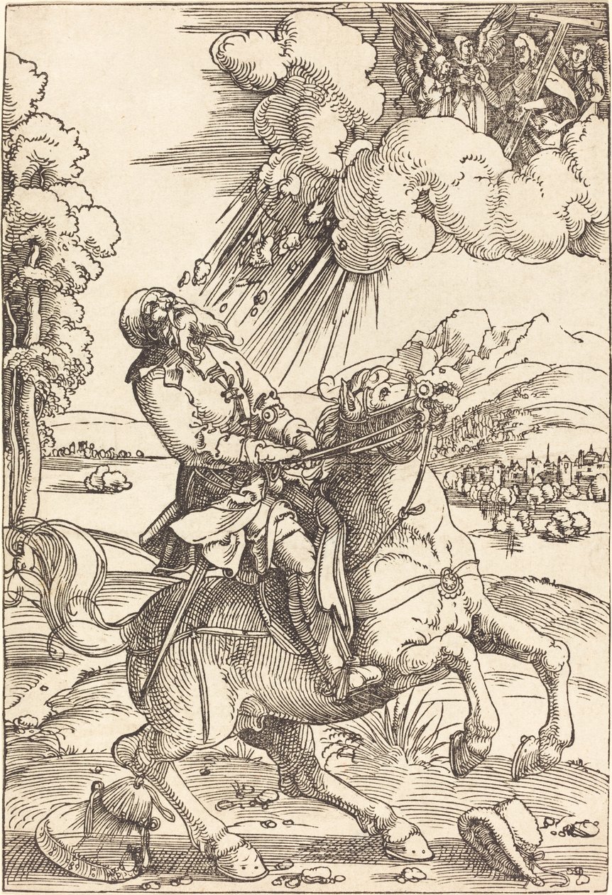 A conversão de São Paulo de Hans Baldung Grien