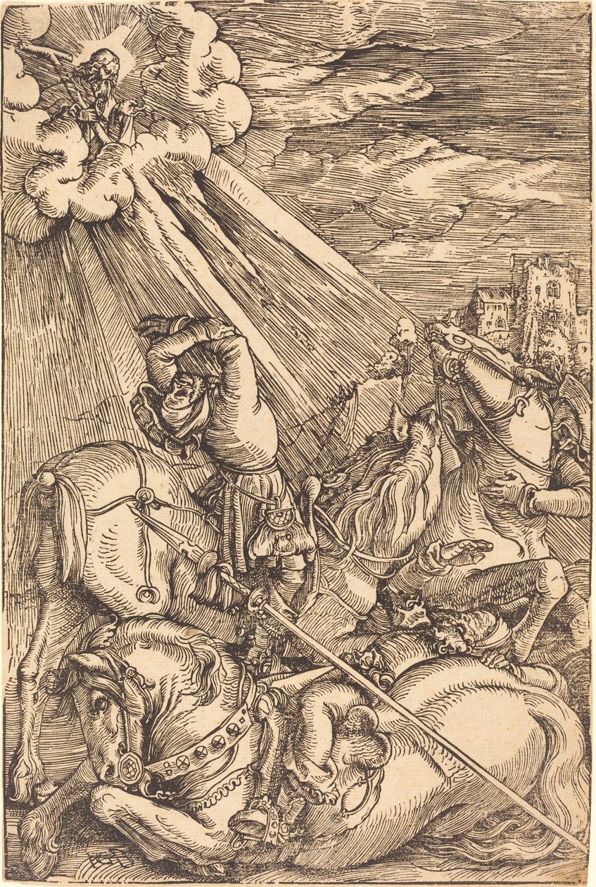 A conversão de São Paulo de Hans Baldung Grien