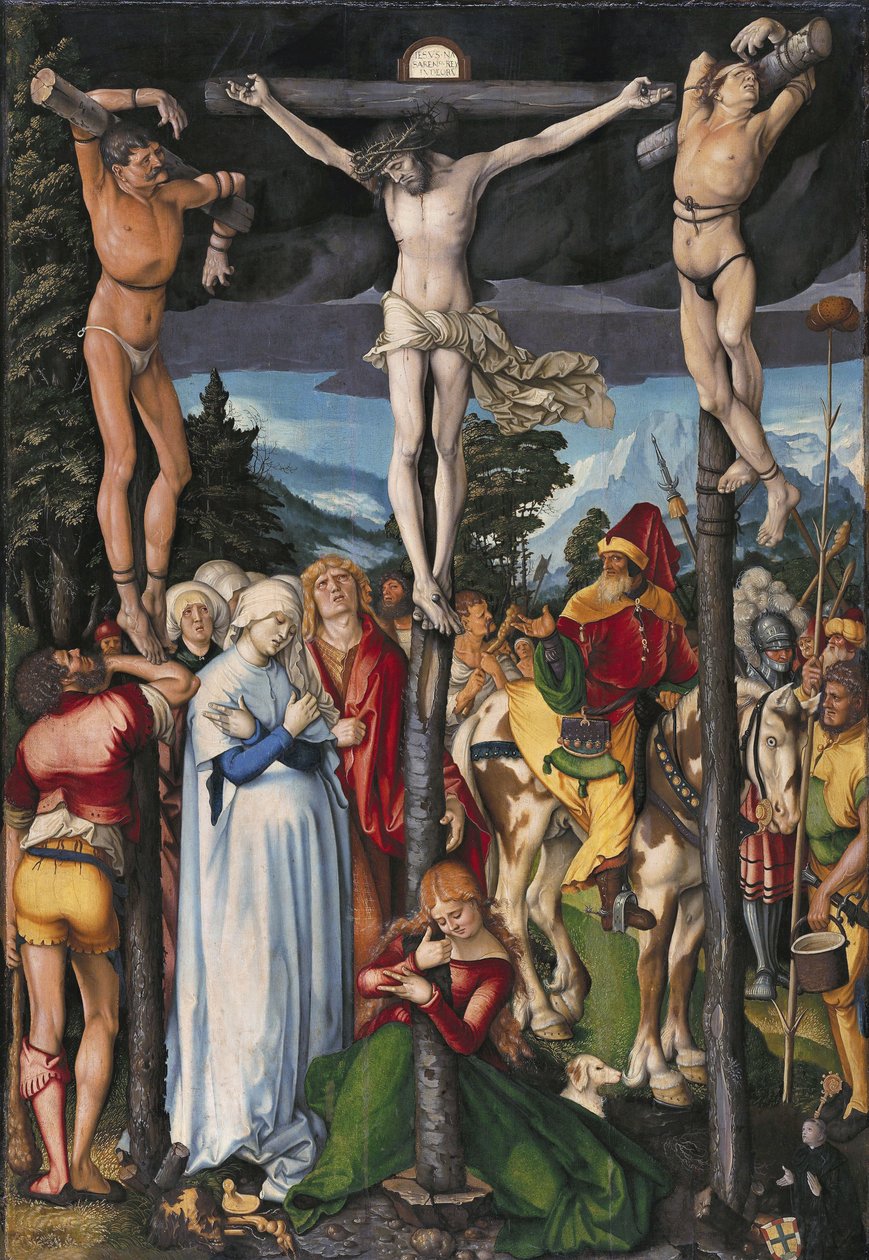 A crucificação de Cristo de Hans Baldung Grien