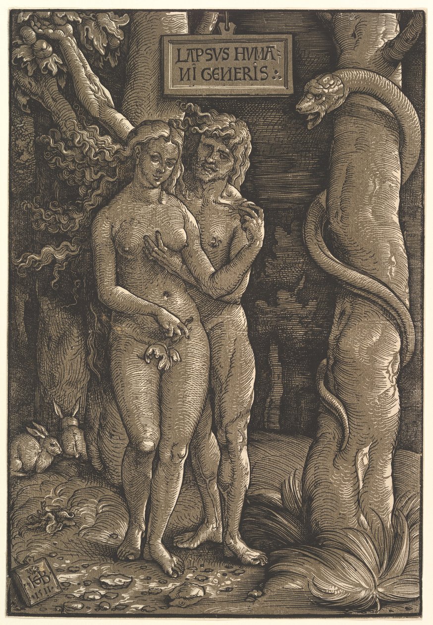 A Queda da Humanidade, 1511 de Hans Baldung Grien